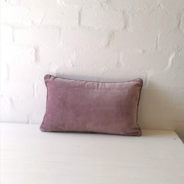 Velvet Scatter Pillow Purple - Rectangular